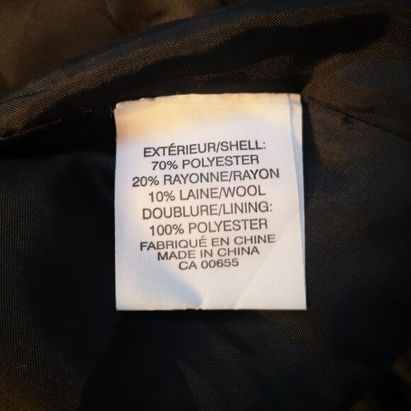 Smart Set Ladies Size 9 Black & Grey Plaid Belted Fully Lined Jacket/Blazer - Picture 10 of 11